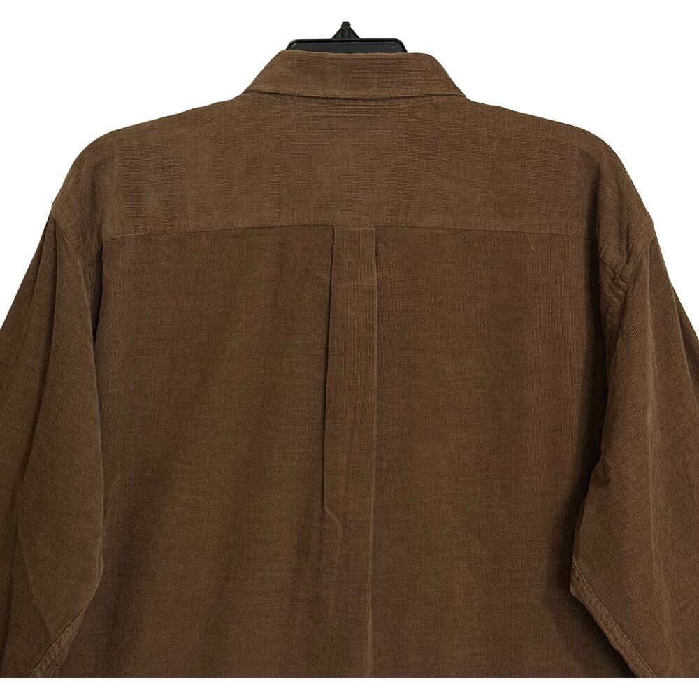 Peter Millar Cotton Cashmere Corduroy Sport Shirt Men's Large French Press NWT - Picture 5 of 12